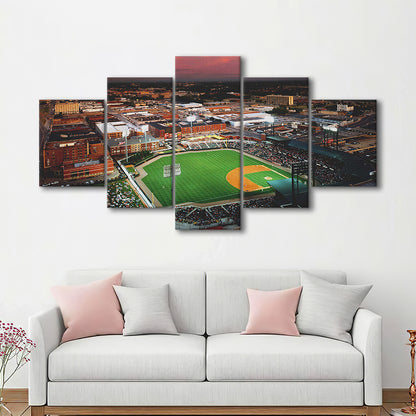 AutzoZone Park Stadium, Stadium Canvas, Sport Art, Gift for him, 5 Panel, Large Canvas, Canvas Print Wall Art