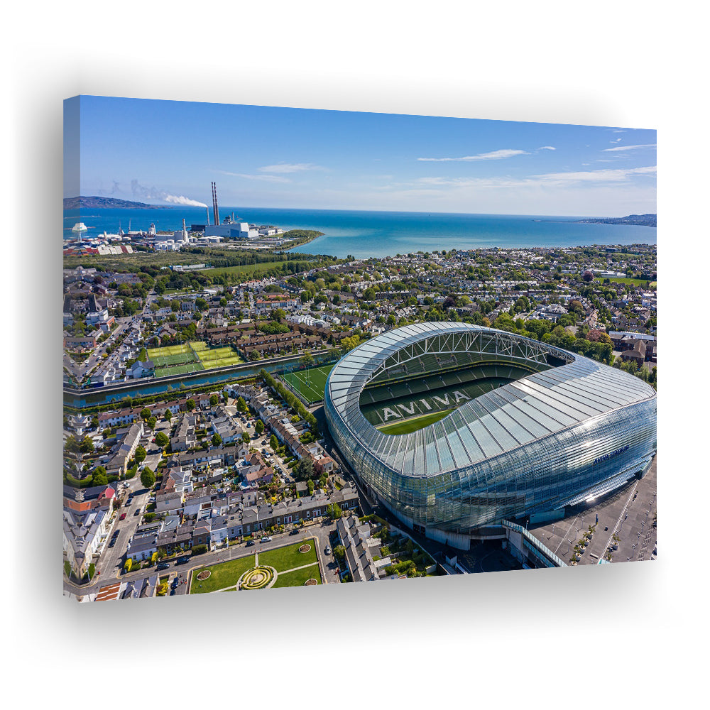 Aviva Guide Stadium, Stadium Canvas, Sport Art, Gift for him, Man Cave Decor, Art Print, Canvas Print Wall Art