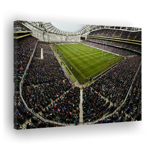 Aviva Stadium, Stadium Canvas, Sport Art, Fan Gifts, Man Cave Decor, Art Print, Canvas Print Wall Art