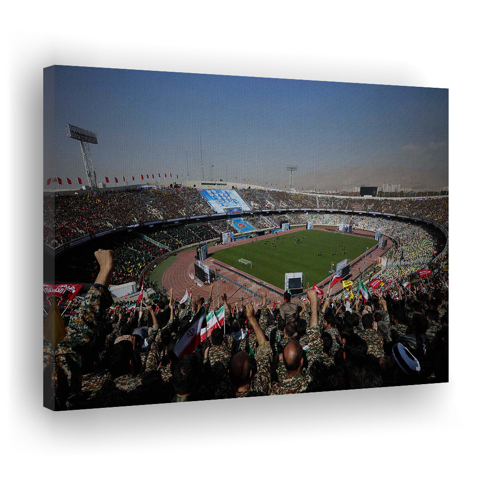 Azadi Stadium, Stadium Canvas, Sport Art, Gift for him, Man Cave Decor, Art Print, Canvas Print Wall Art