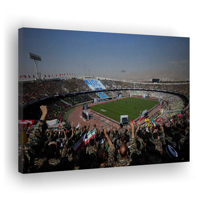Azadi Stadium, Stadium Canvas, Sport Art, Gift for him, Man Cave Decor, Art Print, Canvas Print Wall Art