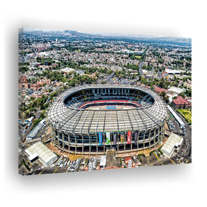 Aztec Stadium Aerial View, Stadium Canvas, Sport Art, Gift for him, Man Cave Decor, Art Print, Canvas Print Wall Art