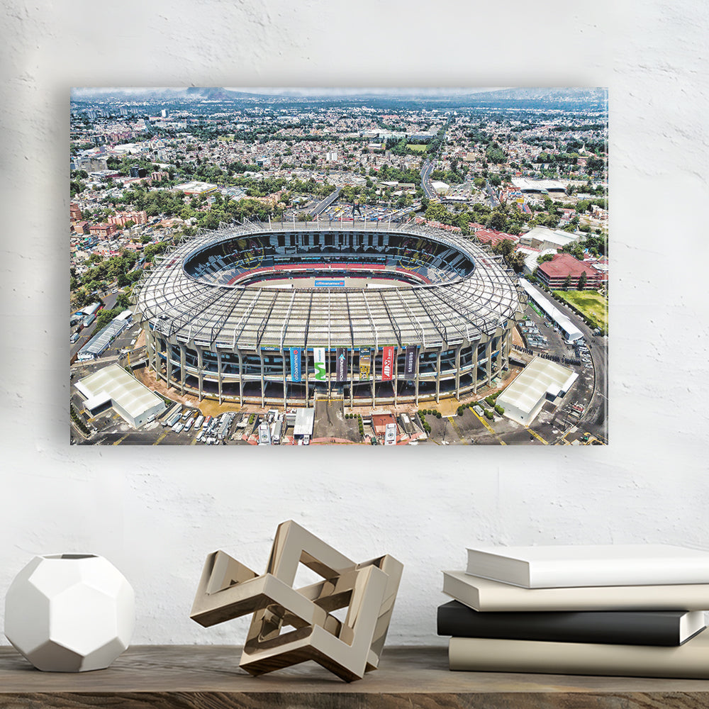 Aztec Stadium Aerial View, Stadium Canvas, Sport Art, Gift for him, Man Cave Decor, Art Print, Canvas Print Wall Art