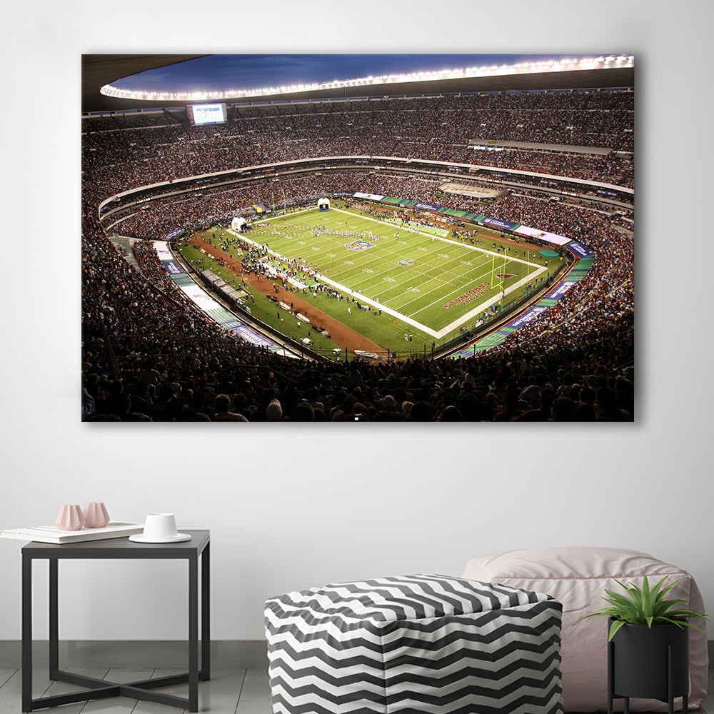 Aztec Stadium, Stadium Canvas, Sport Art, Gift for him, Man Cave Decor, Art Print, Canvas Print Wall Art