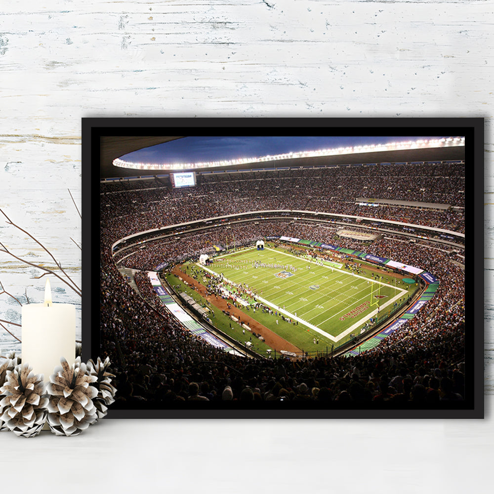 Aztec Stadium, Stadium Canvas, Sport Art, Framed Canvas Print Wall Art, Floating Frame