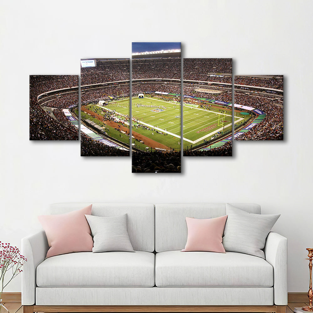 Aztec Stadium, Stadium Canvas, Sport Art, Gift for him, 5 Panel, Large Canvas, Canvas Print Wall Art