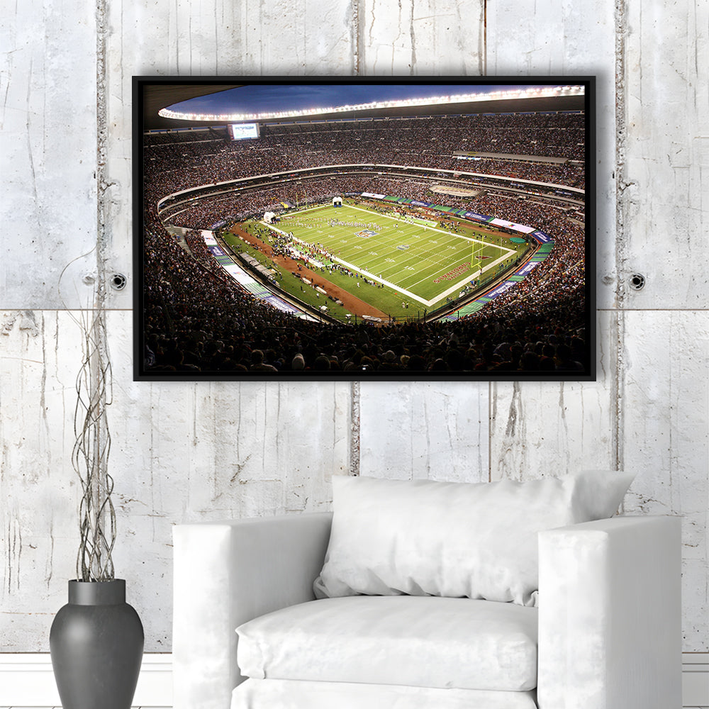 Aztec Stadium, Stadium Canvas, Sport Art, Framed Canvas Print Wall Art, Floating Frame