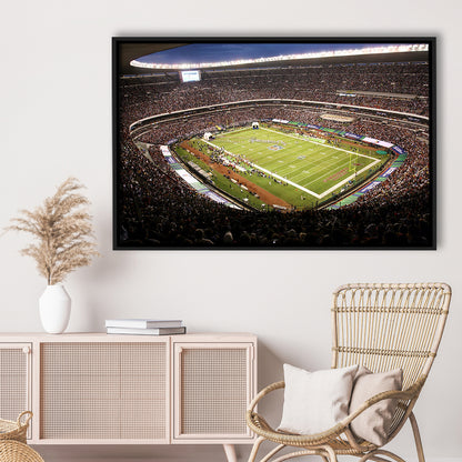 Aztec Stadium, Stadium Canvas, Sport Art, Framed Canvas Print Wall Art, Floating Frame