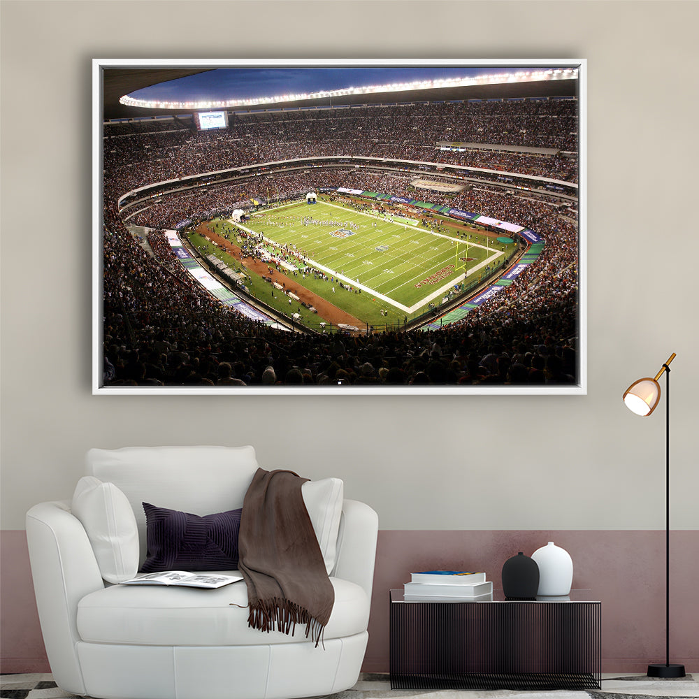 Aztec Stadium, Stadium Canvas, Sport Art, Framed Canvas Print Wall Art, Floating Frame