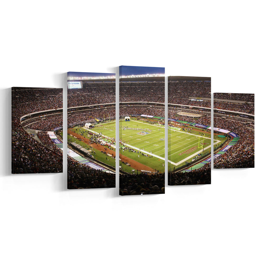 Aztec Stadium, Stadium Canvas, Sport Art, Gift for him, 5 Panel, Large Canvas, Canvas Print Wall Art