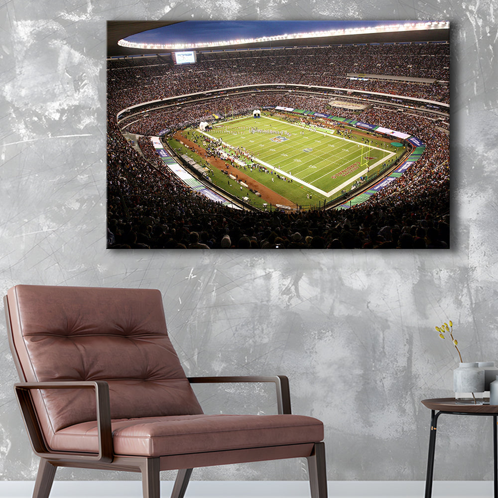 Aztec Stadium, Stadium Canvas, Sport Art, Gift for him, Man Cave Decor, Art Print, Canvas Print Wall Art