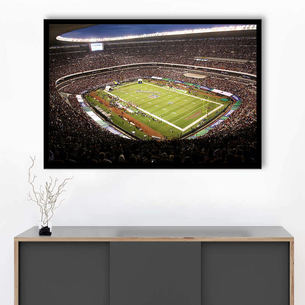 Aztec Stadium, Stadium Canvas, Sport Art, Gift for him, Framed Art Print Wall Decor, Picture Framed