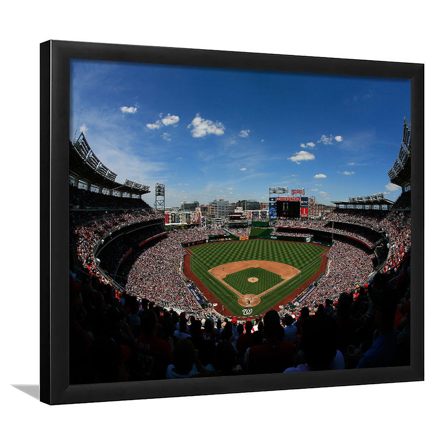 Ballpark in Washington, Stadium Canvas, Sport Art, Gift for him, Framed Art Print Wall Decor, Picture Framed