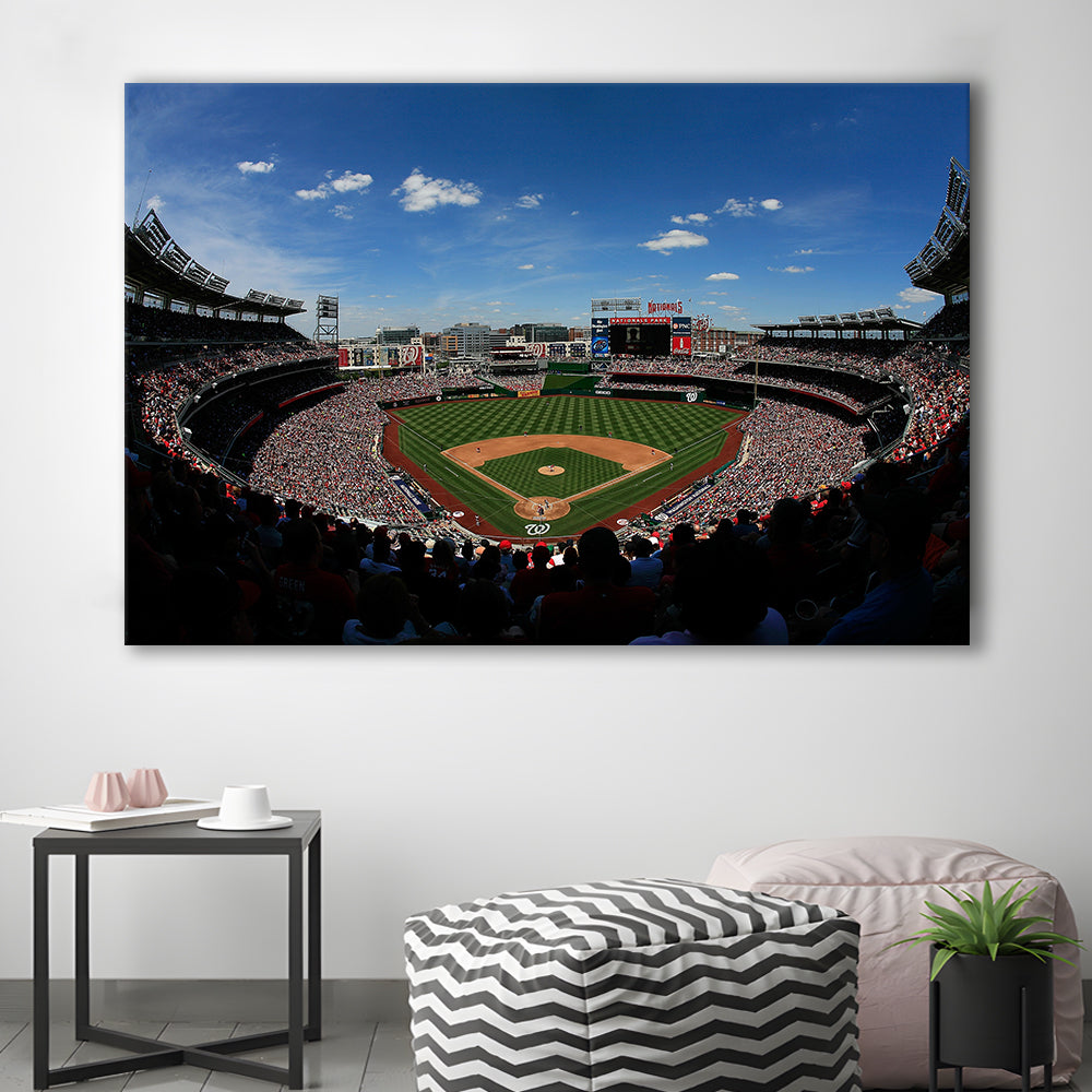 Ballpark in Washington, Stadium Canvas, Sport Art, Gift for him, Man Cave Decor, Art Print, Canvas Print Wall Art