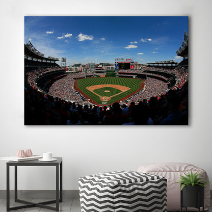 Ballpark in Washington, Stadium Canvas, Sport Art, Gift for him, Man Cave Decor, Art Print, Canvas Print Wall Art