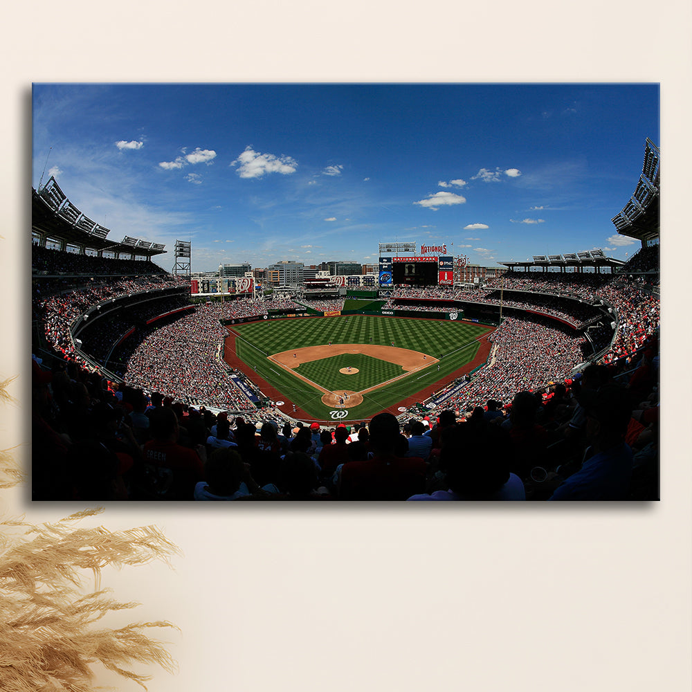 Ballpark in Washington, Stadium Canvas, Sport Art, Gift for him, Man Cave Decor, Art Print, Canvas Print Wall Art