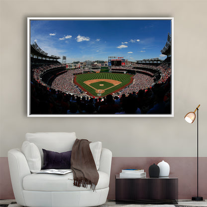 Ballpark in Washington, Stadium Canvas, Sport Art, Framed Canvas Print Wall Art, Floating Frame