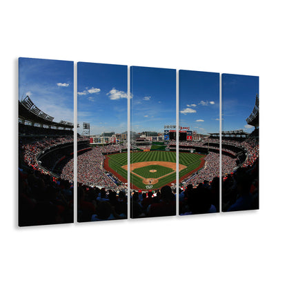Ballpark in Washington, Stadium Canvas, Sport Art, 5 Panel B, Extra Large Canvas, Canvas Print Wall Art