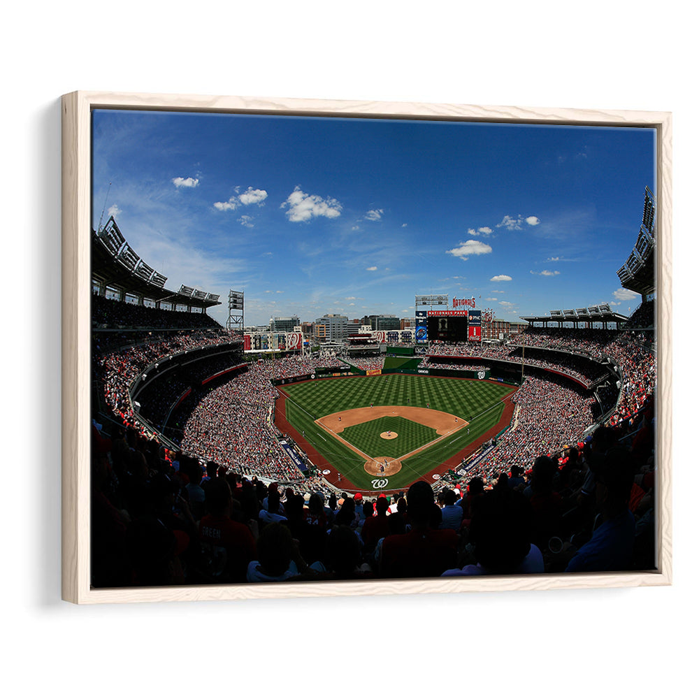 Ballpark in Washington, Stadium Canvas, Sport Art, Framed Canvas Print Wall Art, Floating Frame