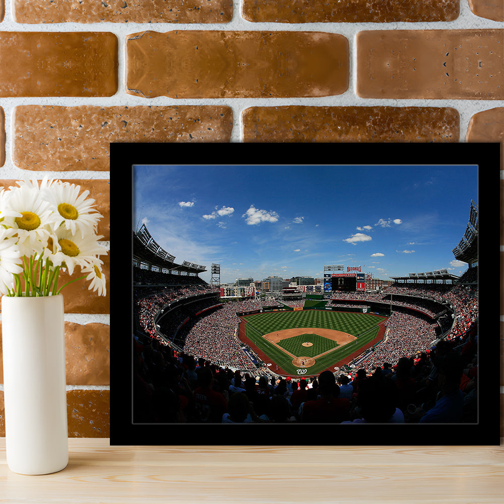 Ballpark in Washington, Stadium Canvas, Sport Art, Gift for him, Framed Art Print Wall Decor, Picture Framed