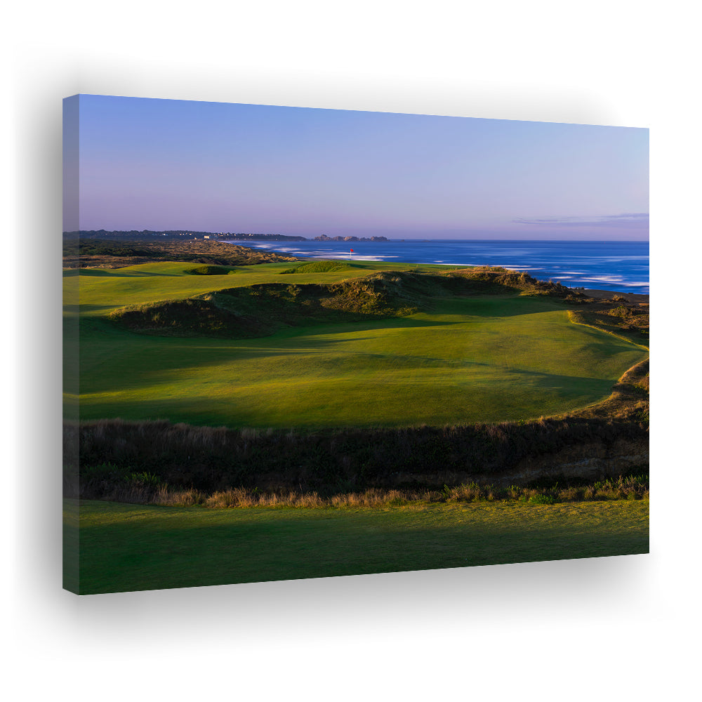 Bandon Dunes Golf Courses Hole 16, Bandon, Oregon, Golf Art Print,Gifts Golf Lover