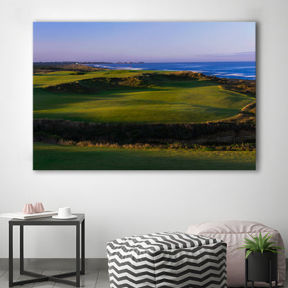 Bandon Dunes Golf Courses Hole 16, Bandon, Oregon, Golf Art Print,Gifts Golf Lover