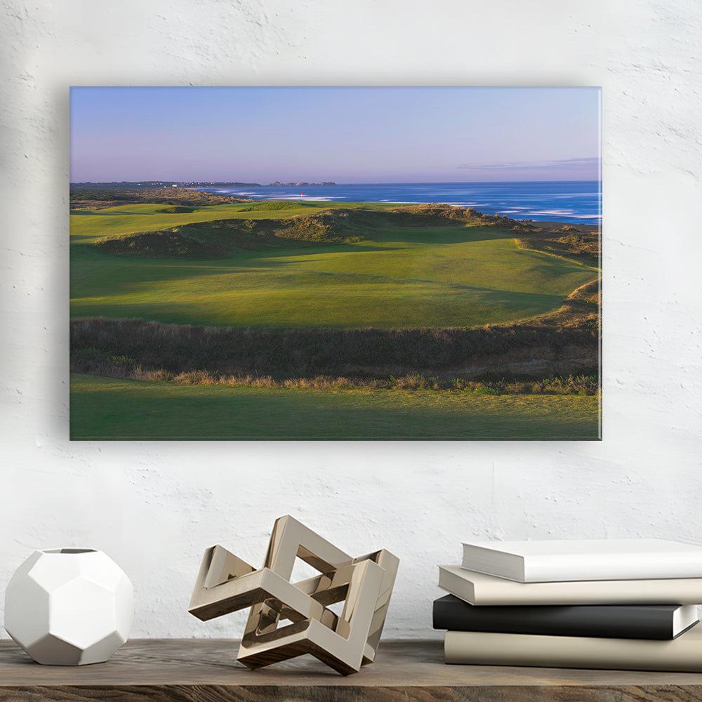 Bandon Dunes Golf Courses Hole 16, Bandon, Oregon, Golf Art Print,Gifts Golf Lover