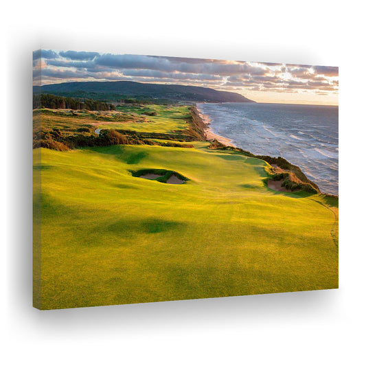 Bandon Dunes Golf Courses At Bandon, Ore, USA 1, Golf Art Print,Gifts Golf Lover