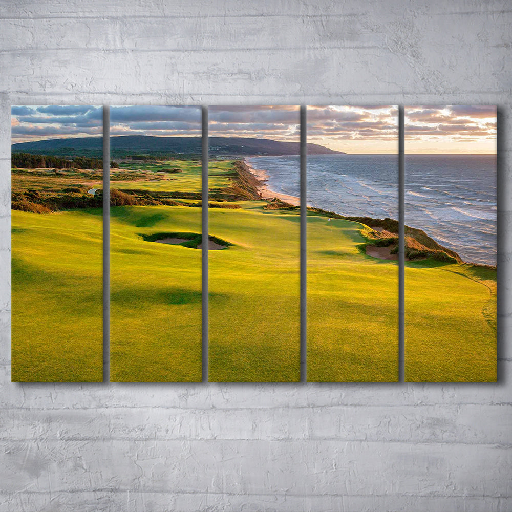 Bandon Dunes Golf Courses At Bandon, Ore, USA 1, Golf Art Print, Extra Large Canvas Print Wall Art
