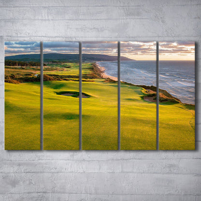 Bandon Dunes Golf Courses At Bandon, Ore, USA 1, Golf Art Print, Extra Large Canvas Print Wall Art