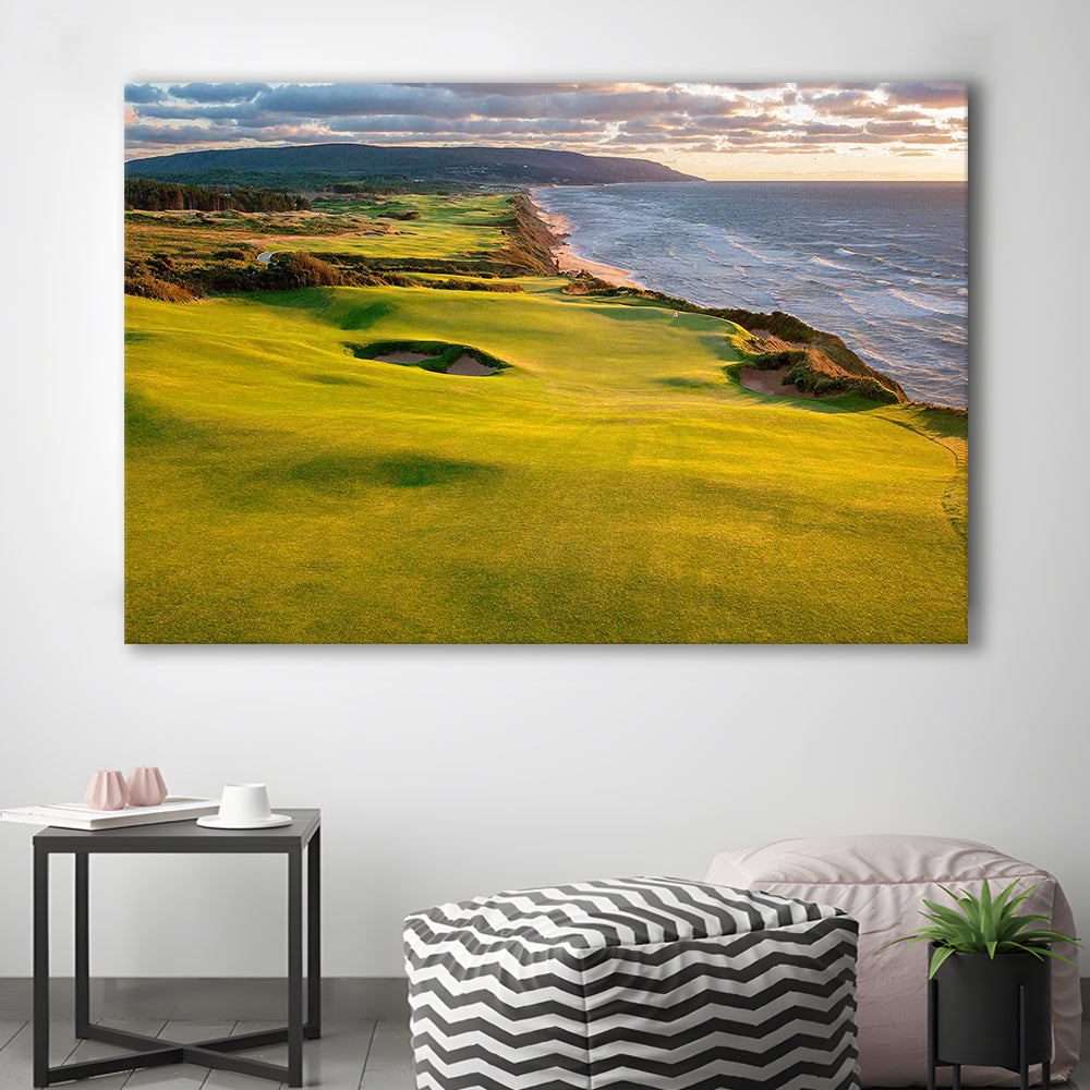 Bandon Dunes Golf Courses At Bandon, Ore, USA 1, Golf Art Print,Gifts Golf Lover
