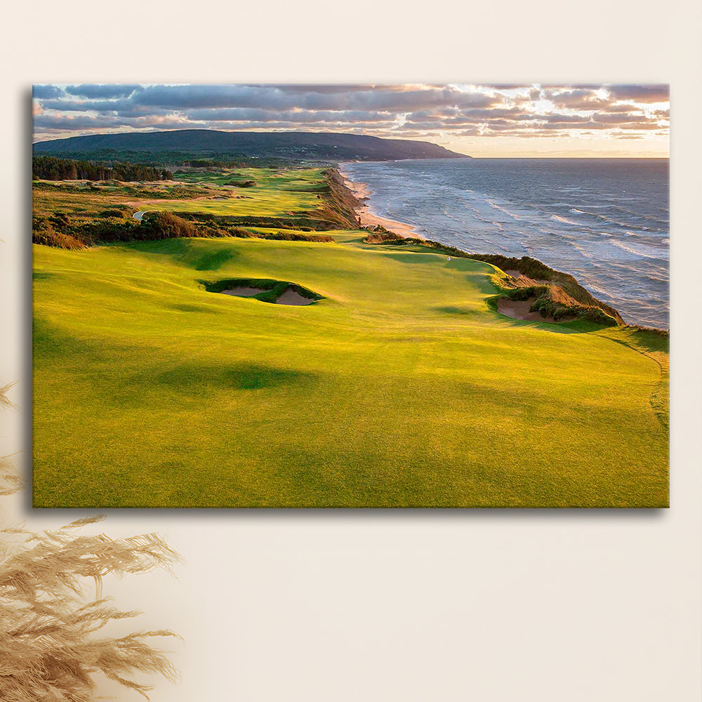Bandon Dunes Golf Courses At Bandon, Ore, USA 1, Golf Art Print,Gifts Golf Lover