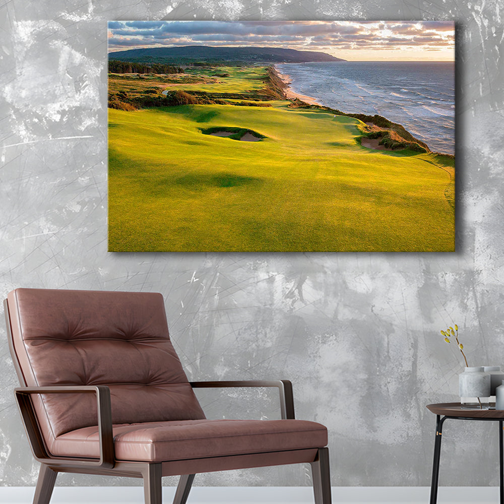Bandon Dunes Golf Courses At Bandon, Ore, USA 1, Golf Art Print,Gifts Golf Lover