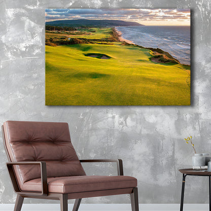 Bandon Dunes Golf Courses At Bandon, Ore, USA 1, Golf Art Print,Gifts Golf Lover