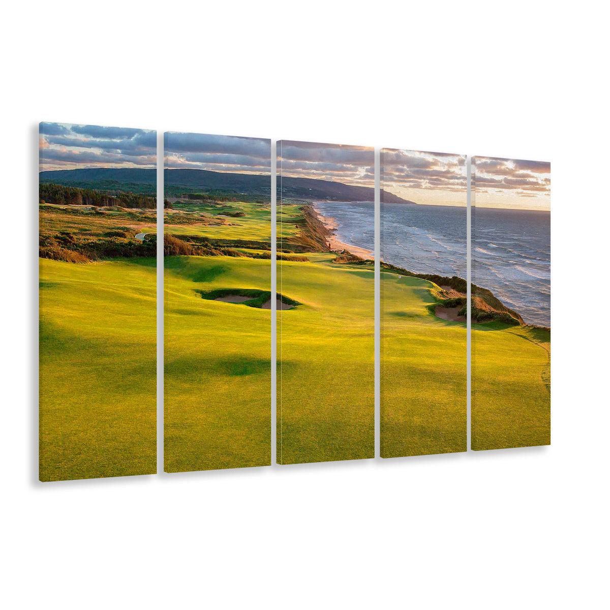 Bandon Dunes Golf Courses At Bandon, Ore, USA 1, Golf Art Print, Extra Large Canvas Print Wall Art