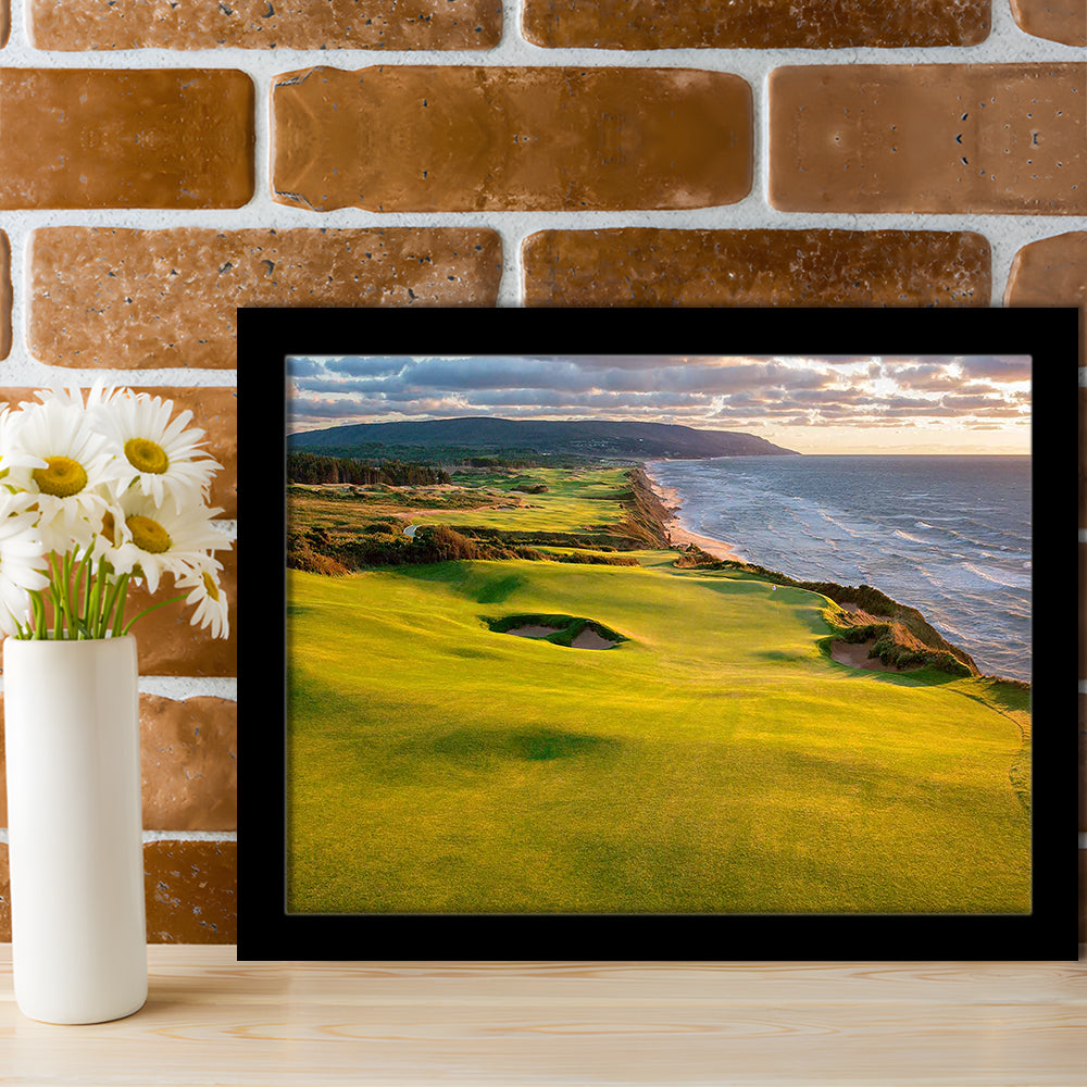 Bandon Dunes Golf Courses At Bandon, Ore, USA 1, Framed Art Print Wall Decor, Picture Framed
