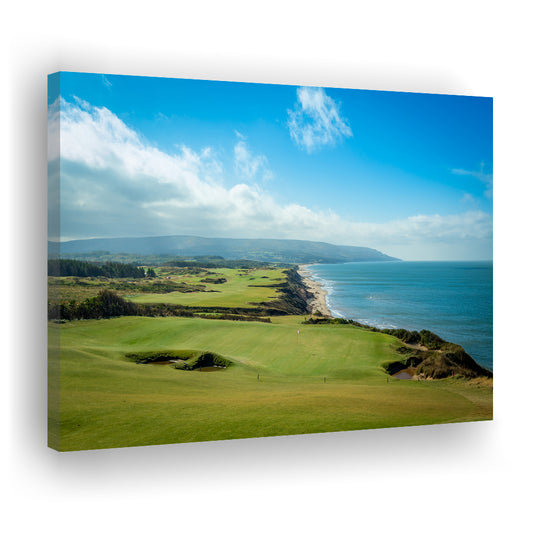 Bandon Dunes Golf Courses At Bandon, Ore, USA 2, Golf Art Print,Gifts Golf Lover
