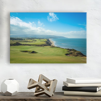 Bandon Dunes Golf Courses At Bandon, Ore, USA 2, Golf Art Print,Gifts Golf Lover