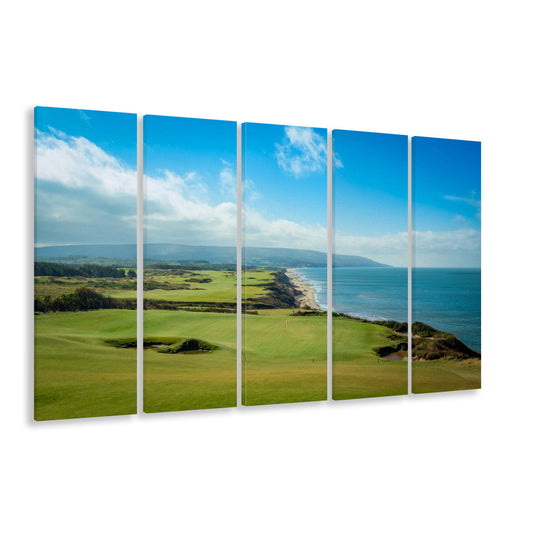 Bandon Dunes Golf Courses At Bandon, Ore, USA 2, Golf Art Print, Extra Large Canvas Print Wall Art