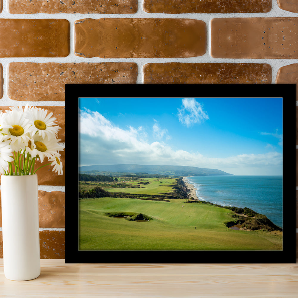 Bandon Dunes Golf Courses At Bandon, Ore, USA 2, Framed Art Print Wall Decor, Picture Framed