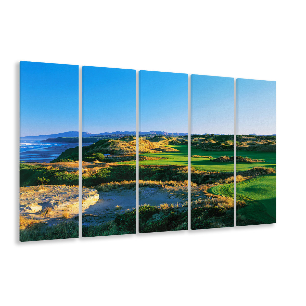 Bandon Dunes Hole 05, Bandon, Oregon, Golf Art Print, Extra Large Canvas Print Wall Art