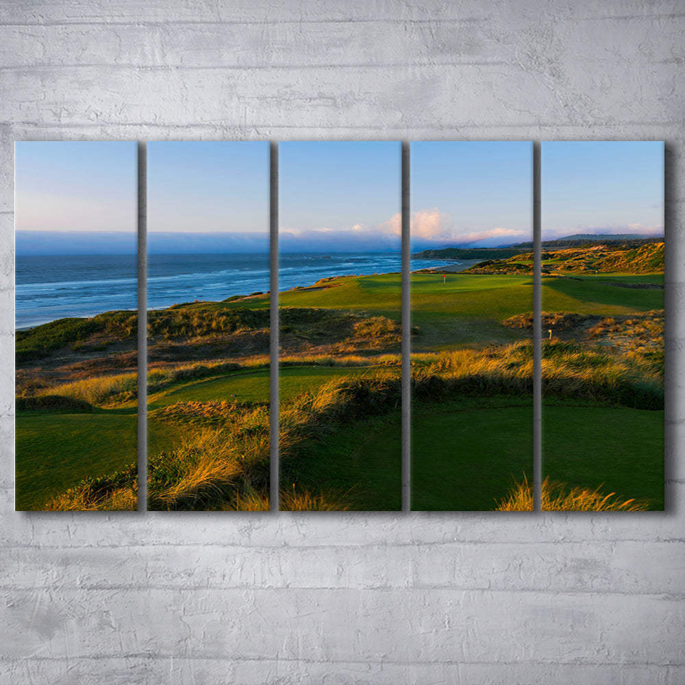 Bandon Dunes Hole 06, Bandon, Oregon, Golf Art Print, Extra Large Canvas Print Wall Art