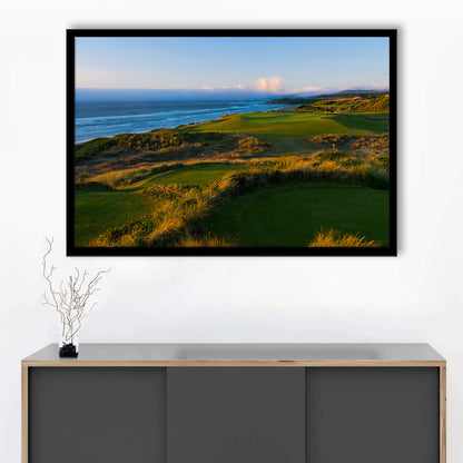 Bandon Dunes Hole 06, Bandon, Oregon, Framed Art Print Wall Decor, Picture Framed