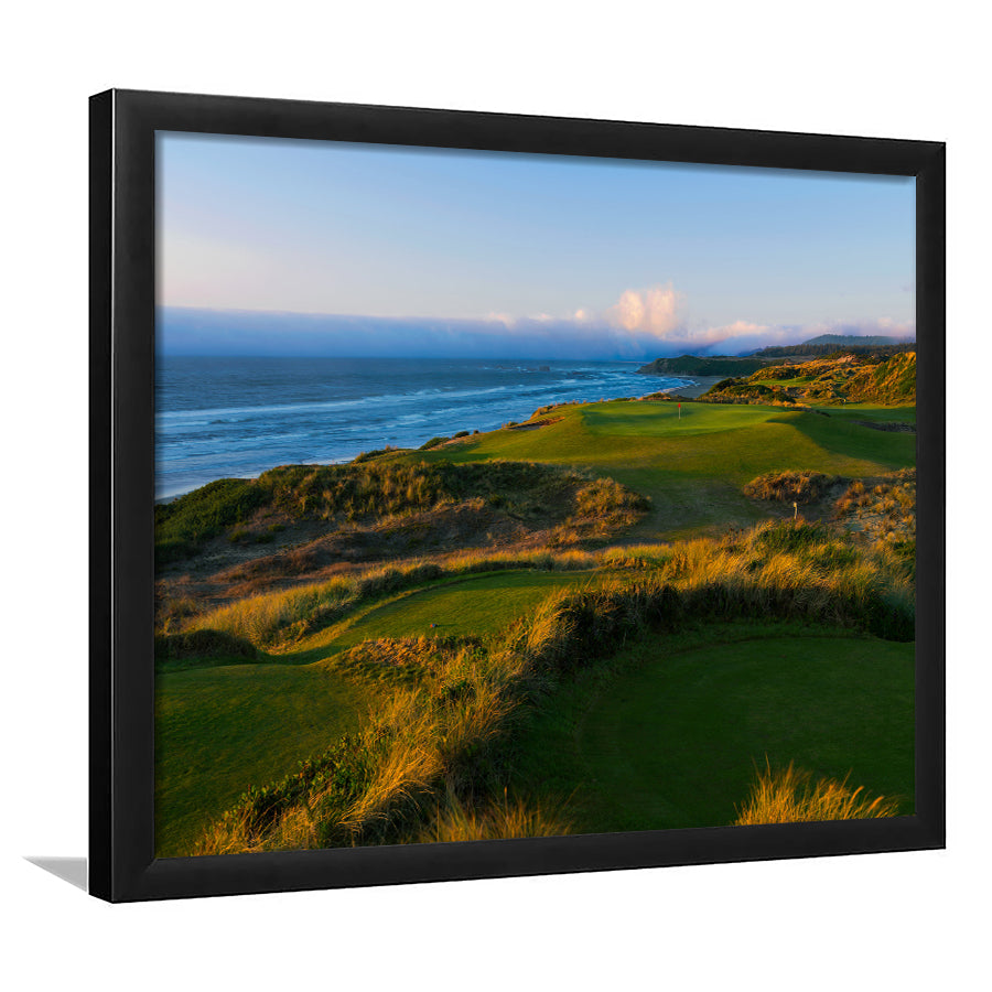 Bandon Dunes Hole 06, Bandon, Oregon, Framed Art Print Wall Decor, Picture Framed