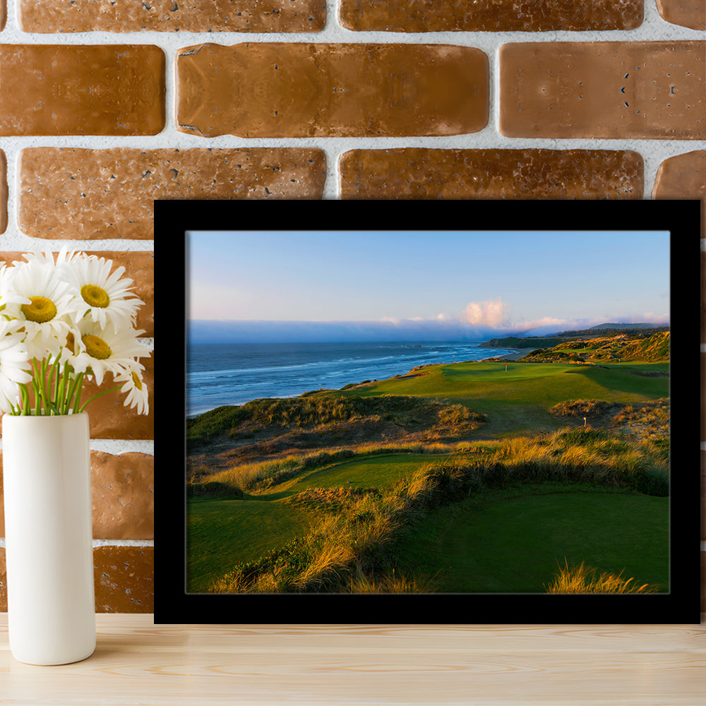 Bandon Dunes Hole 06, Bandon, Oregon, Framed Art Print Wall Decor, Picture Framed