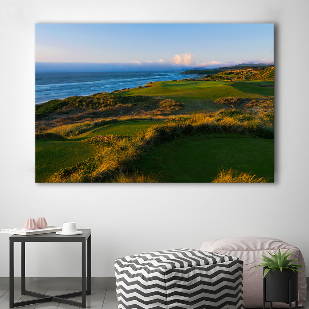 Bandon Dunes Hole 06, Bandon, Oregon, Golf Art Print,Gifts Golf Lover