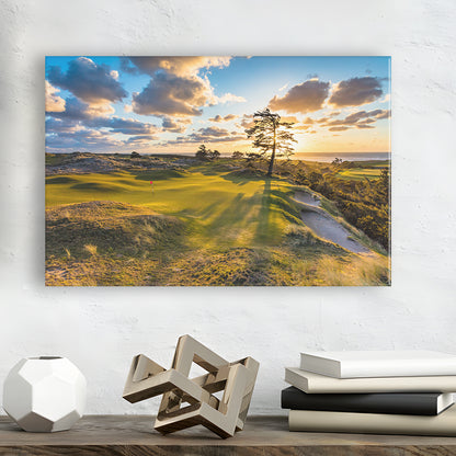 Bandon Preserve Golf Course Hole 11 Sunset 2 Fine Art, Golf Art Print,Gifts Golf Lover