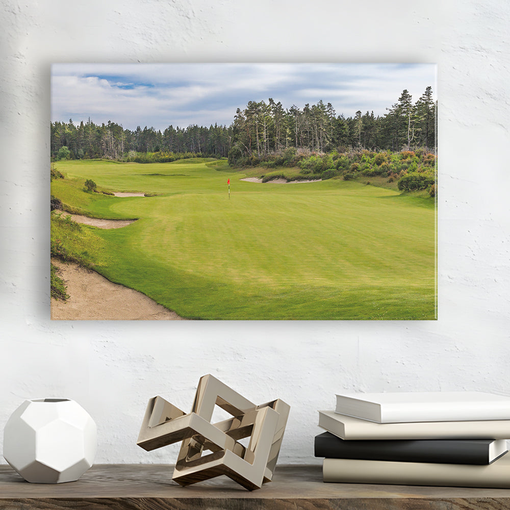 Bandon Trails Golf Course, Hole 15 Fine Art, Golf Art Print,Gifts Golf Lover