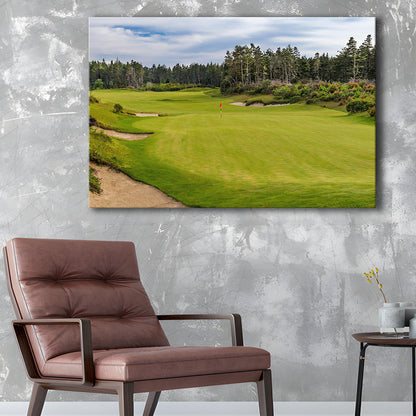 Bandon Trails Golf Course, Hole 15 Fine Art, Golf Art Print,Gifts Golf Lover