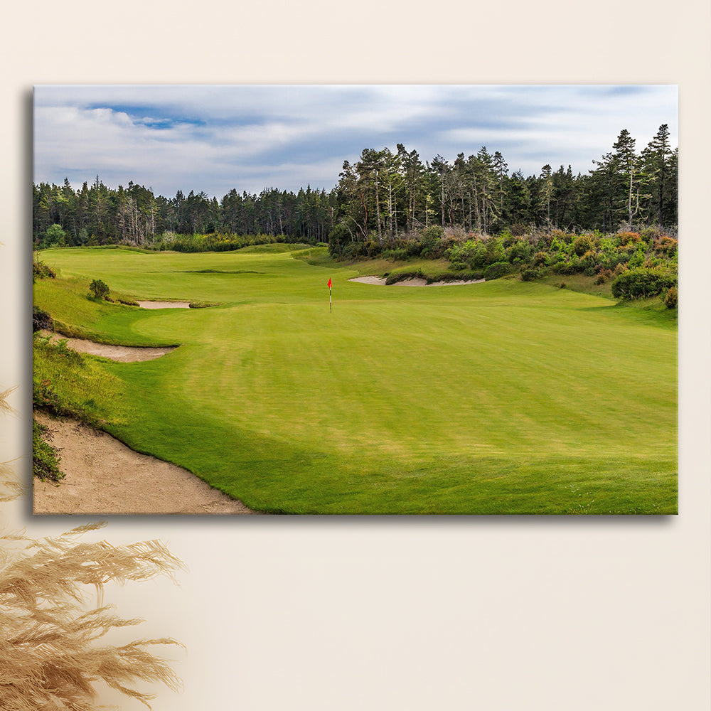 Bandon Trails Golf Course, Hole 15 Fine Art, Golf Art Print,Gifts Golf Lover